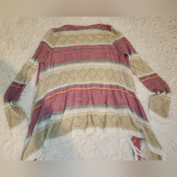 Say What Open Front Cardigan Size Large - Picture 7 of 9